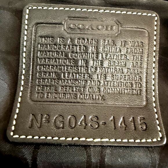 Coach 1415 Soho Slim Y2k Black Leather Hobo Fringe Tasseled Shoulder Bag - Picture 13 of 14